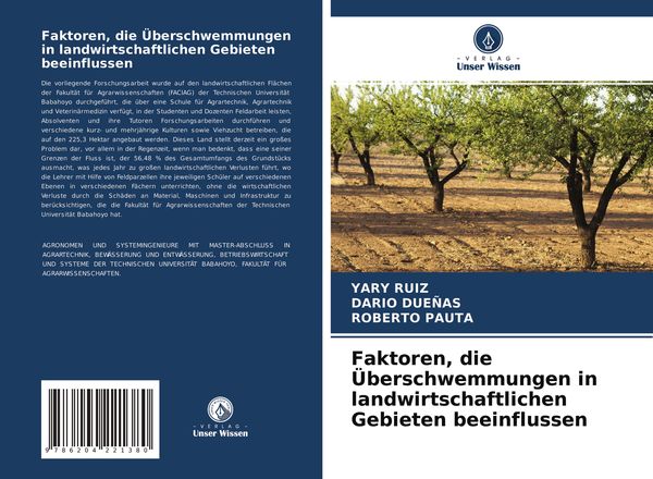 Faktoren, die Überschwemmungen in landwirtschaftlichen Gebieten beeinflussen, Taschenbuch von Yary Ruiz , Dario Dueñas , Roberto Pauta, Verlag Unser