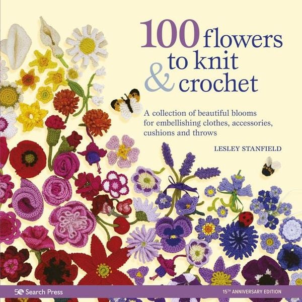 Produktbild: 100 Flowers to Knit & Crochet