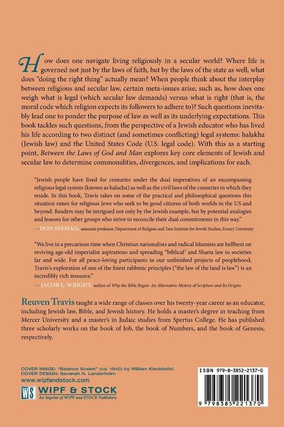 Produktbild: Between the Laws of God and Man