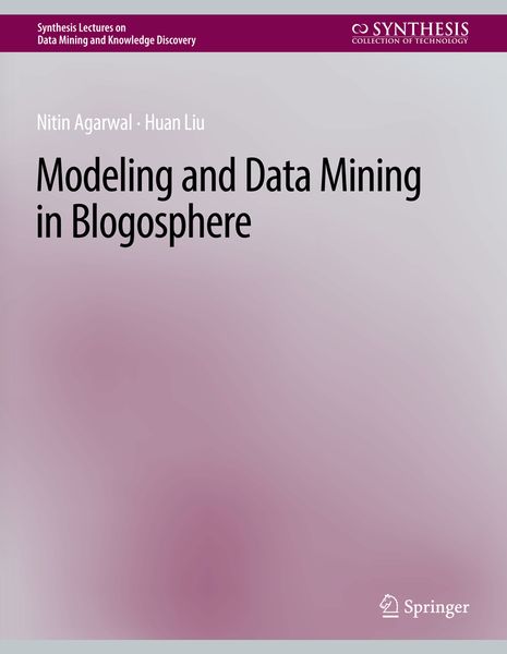 Produktbild: Modeling and Data Mining in Blogosphere
