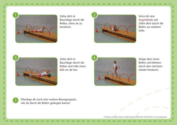 Produktbild: Stationen-Fotokarten f&uuml;r den Sportunterricht &ndash; Klasse 1/2
