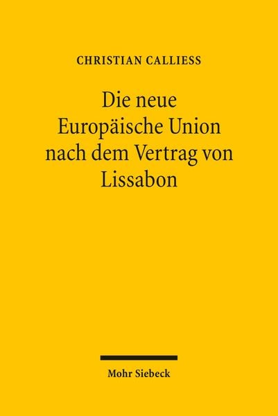 Produktbild: Die neue Europ&auml;ische Union nach dem Vertrag von Lissabon