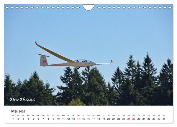 Produktbild: Fliegerschule Wasserkuppe (Wandkalender 2026 DIN A4 quer), CALVENDO Monatskalender