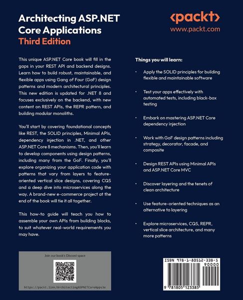 Produktbild: Architecting ASP.NET Core Applications - Third Edition