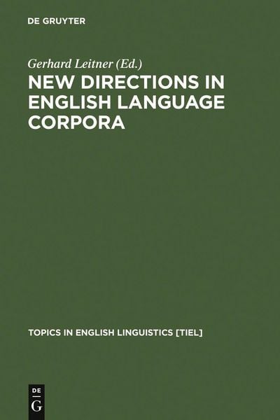 Produktbild: New Directions in English Language Corpora