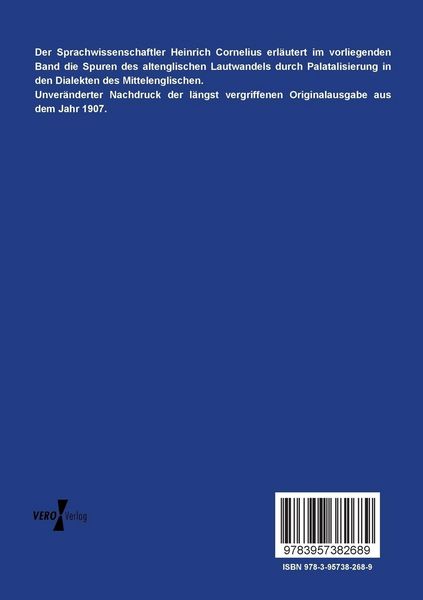 Produktbild: Die altenglische Diphtongierung durch Palatale