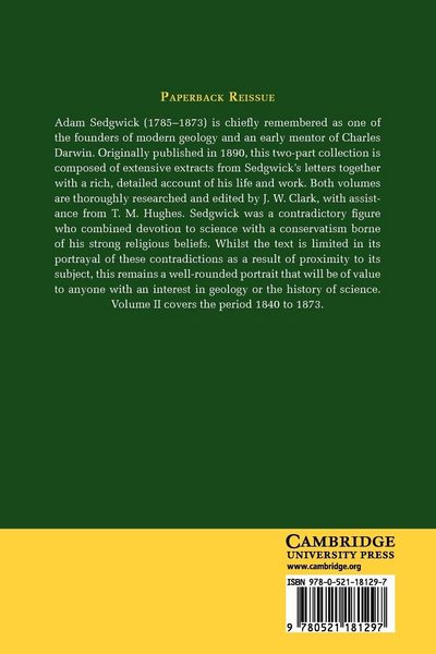 Produktbild: The Life and Letters of Adam Sedgwick