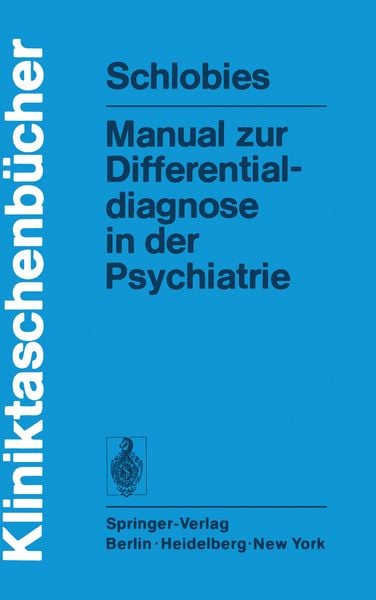 Produktbild: Manual zur Differentialdiagnose in der Psychiatrie