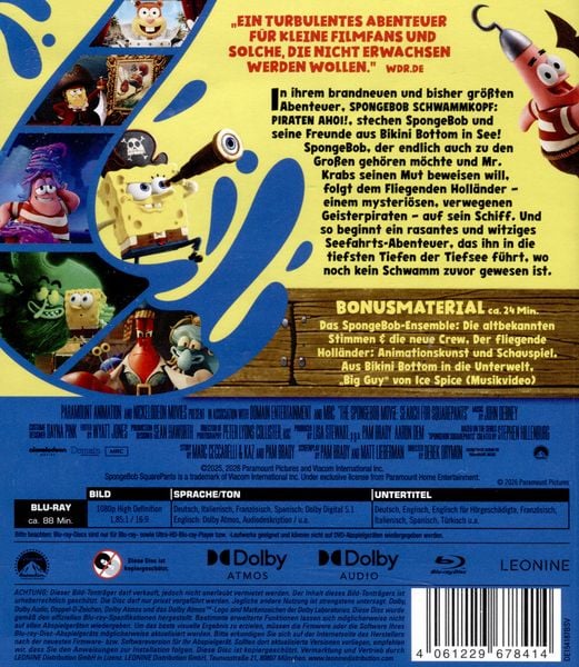Produktbild: SpongeBob Schwammkopf - Piraten Ahoi!