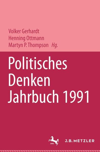 Produktbild: Politisches Denken. Jahrbuch 1991
