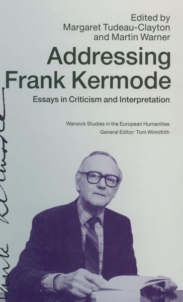 Produktbild: Addressing Frank Kermode