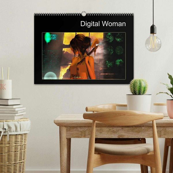 Produktbild: Digital Woman (Wandkalender 2026 DIN A3 quer), CALVENDO Monatskalender