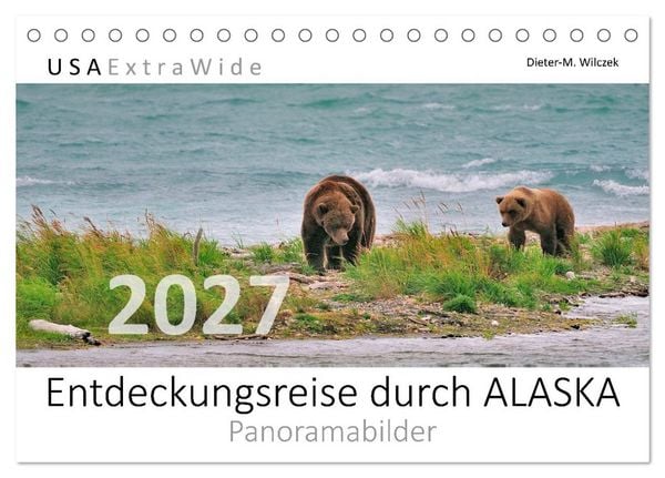 Produktbild: Entdeckungsreise durch ALASKA (Tischkalender 2027 DIN A5 quer), CALVENDO Monatskalender