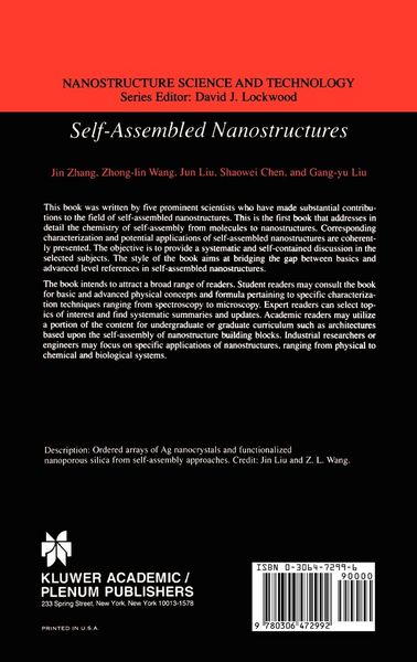 Produktbild: Self-Assembled Nanostructures