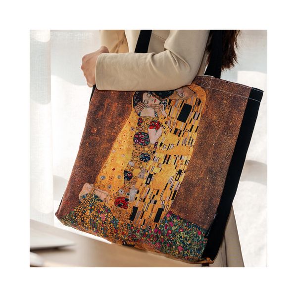 Produktbild: Jutebeutel, Klimt, Der Kuss