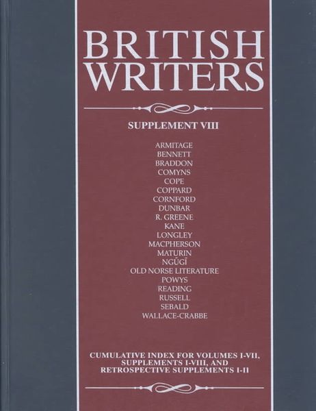 Produktbild: British Writers, Supplement VIII
