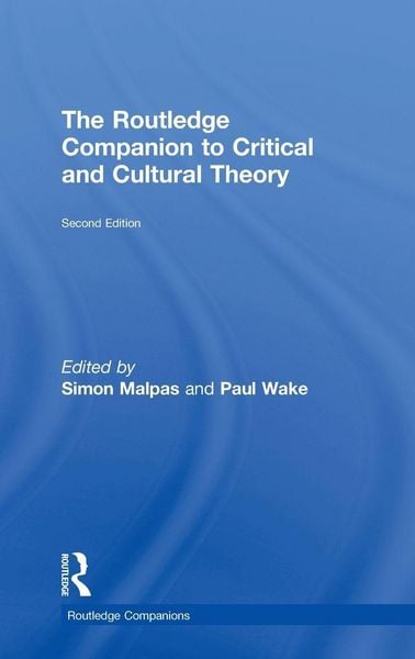 Produktbild: The Routledge Companion to Critical and Cultural Theory