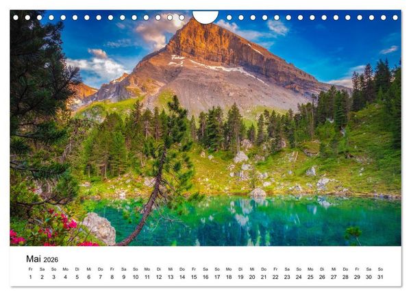 Produktbild: Wunderwelt Schweiz (Wandkalender 2026 DIN A4 quer), CALVENDO Monatskalender