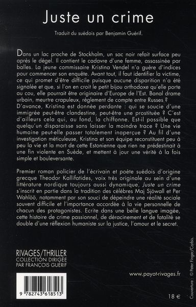 Produktbild: Juste un Crime