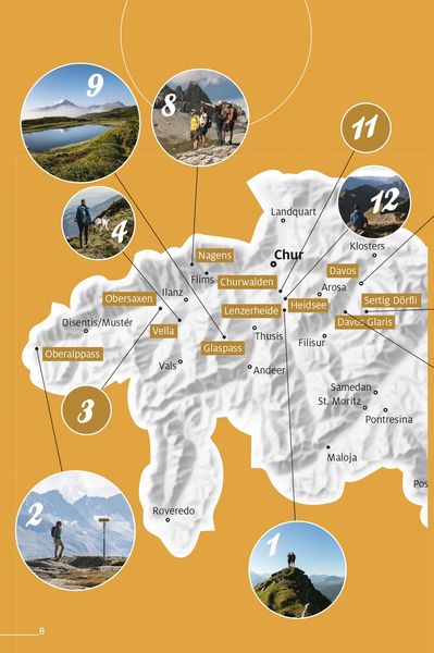 Produktbild: K&uuml;mmerly+Frey Erlebnis Schweiz Gratwanderungen - Wanderf&uuml;hrer