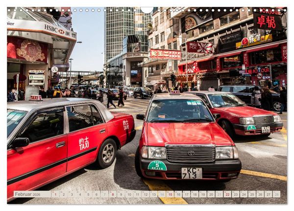 Produktbild: HONGKONG Skyline und Stadtleben (Wandkalender 2026 DIN A3 quer), CALVENDO Monatskalender