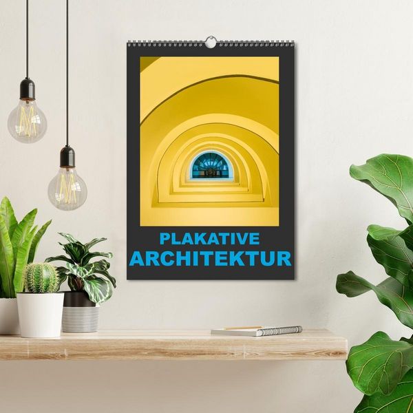 Produktbild: Plakative Architektur (Wandkalender 2026 DIN A3 hoch), CALVENDO Monatskalender