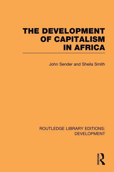 Produktbild: The Development of Capitalism in Africa