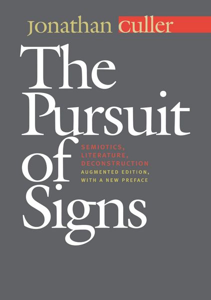 Produktbild: The Pursuit of Signs