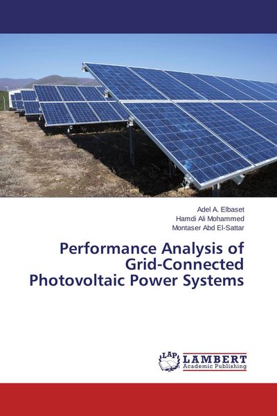 Produktbild: Performance Analysis of Grid-Connected Photovoltaic Power Systems