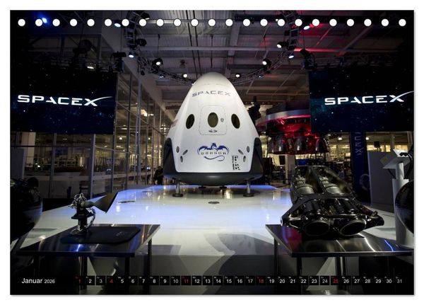 Produktbild: Space Shuttle. Impressionen aus der Raumfahrt (Tischkalender 2026 DIN A5 quer), CALVENDO Monatskalender