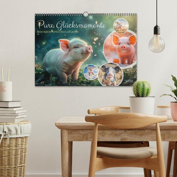 Produktbild: Pure Gl&uuml;cksmomente (Wandkalender 2026 DIN A3 quer), CALVENDO Monatskalender