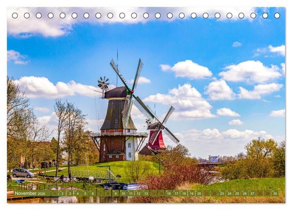 Produktbild: Greetsiel und Umzu (Tischkalender 2026 DIN A5 quer), CALVENDO Monatskalender