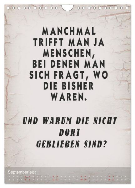 Produktbild: Ziemlich schlecht gelaunt (Wandkalender 2026 DIN A4 hoch), CALVENDO Monatskalender