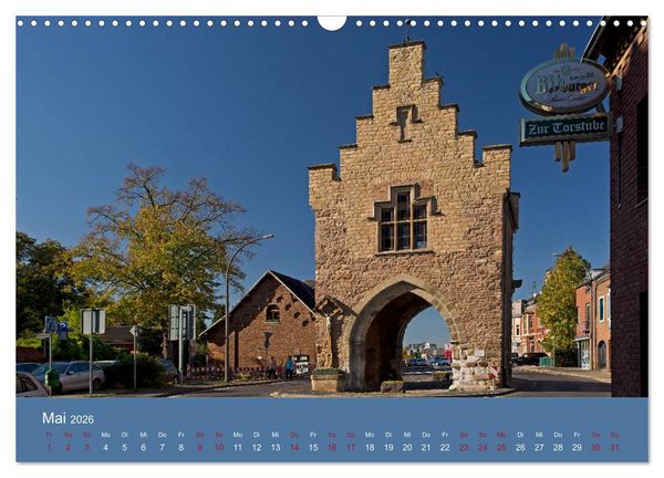 Produktbild: ERFTSTADT - Burgen und B&uuml;rgerh&auml;user (Wandkalender 2026 DIN A3 quer), CALVENDO Monatskalender