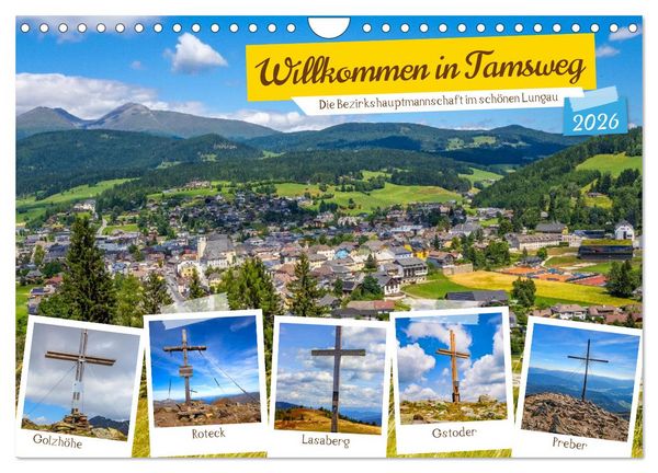Produktbild: Willkommen in Tamsweg (Wandkalender 2026 DIN A4 quer), CALVENDO Monatskalender