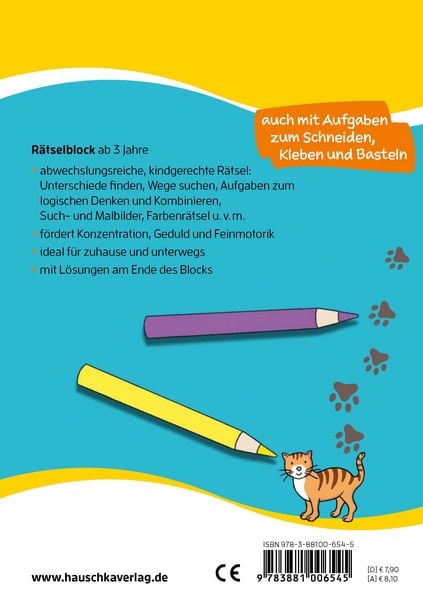 Produktbild: Rätselblock ab 3 Jahre, Band 3