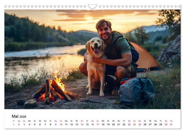 Produktbild: Zelten - frei sein (Wandkalender 2026 DIN A3 quer), CALVENDO Monatskalender