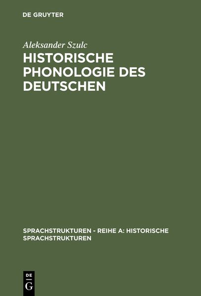 Produktbild: Historische Phonologie des Deutschen