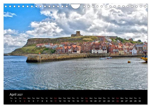 Produktbild: Whitby Harbour (Wall Calendar 2027 DIN A4 landscape), CALVENDO 12 Month Wall Calendar