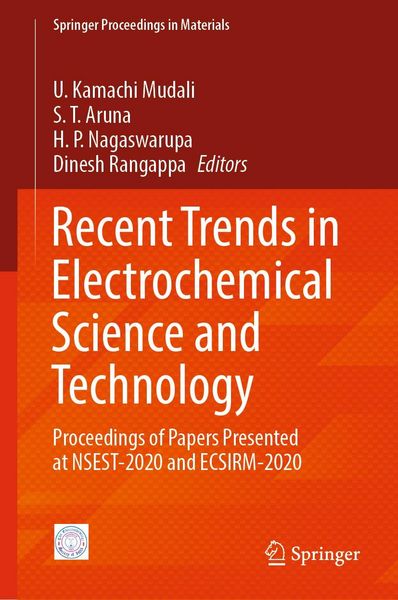 Produktbild: Recent Trends in Electrochemical Science and Technology
