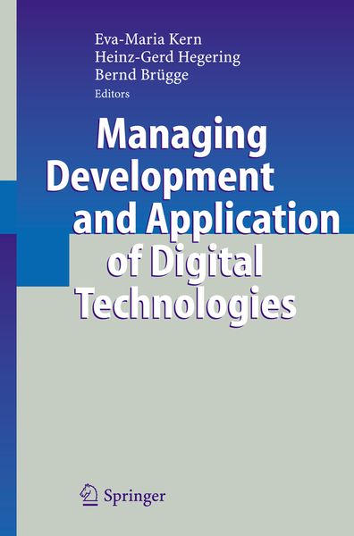 Produktbild: Managing Development and Application of Digital Technologies