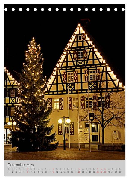 Produktbild: Pfullingen ... meine Stadt (Tischkalender 2026 DIN A5 hoch), CALVENDO Monatskalender