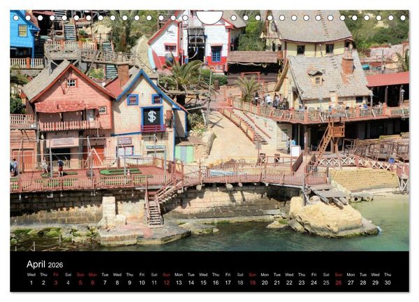 Produktbild: Malta Pearl of the Mediterranean (Wall Calendar 2026 DIN A4 landscape), CALVENDO 12 Month Wall Calendar