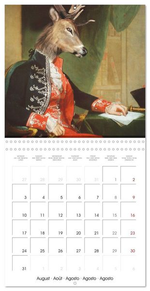 Produktbild: Aristocrat Animals (Wall Calendar 2026 12 &times; 12 Inch) CALVENDO 12 Month Wall Calendar