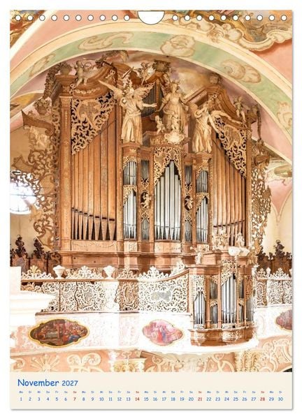 Produktbild: Orgel Giganten (Wandkalender 2027 DIN A4 hoch), CALVENDO Monatskalender