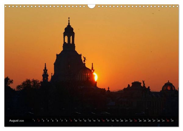 Produktbild: Elbflorenzansichten (Wandkalender 2026 DIN A3 quer), CALVENDO Monatskalender