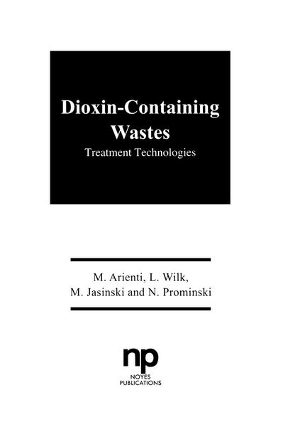 Produktbild: Dioxin-Containing Wastes