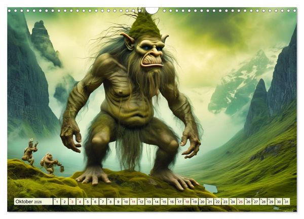 Produktbild: Im Reich der M&auml;rchen, Mythen und Legenden (Wandkalender 2026 DIN A3 quer), CALVENDO Monatskalender