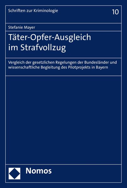 Produktbild: T&auml;ter-Opfer-Ausgleich im Strafvollzug
