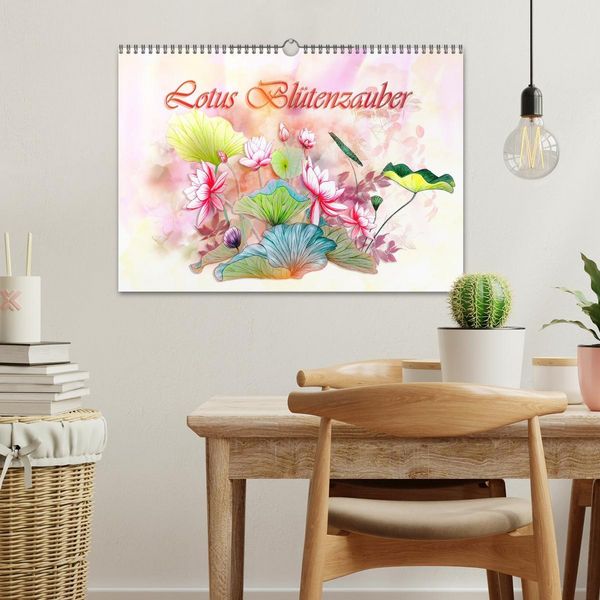 Produktbild: Lotus Bl&uuml;tenzauber (Wandkalender 2026 DIN A3 quer), CALVENDO Monatskalender